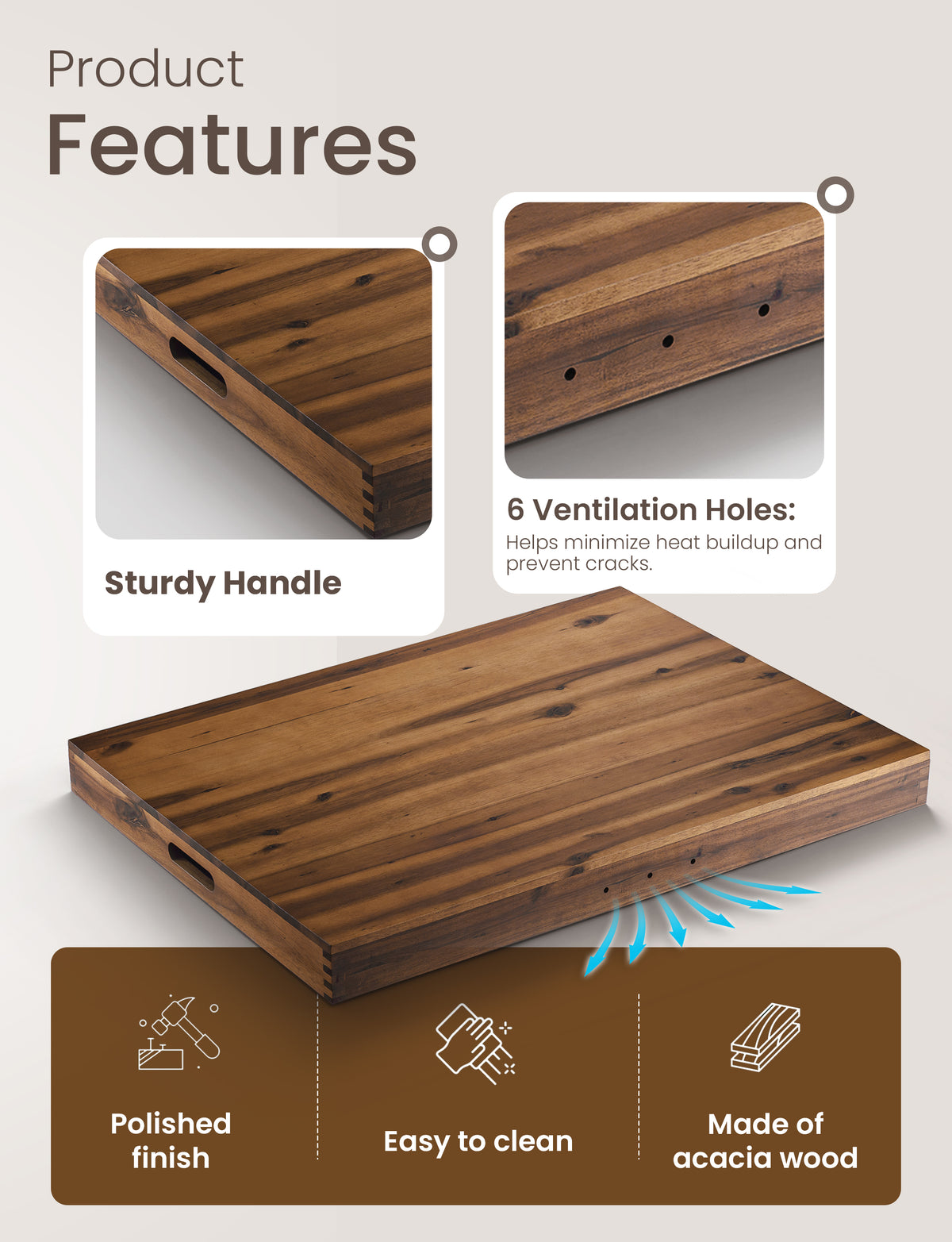 Stove Top Covers for Electric Stove, Noodle Board, 30”x22” (Outer)-thumbmail-4