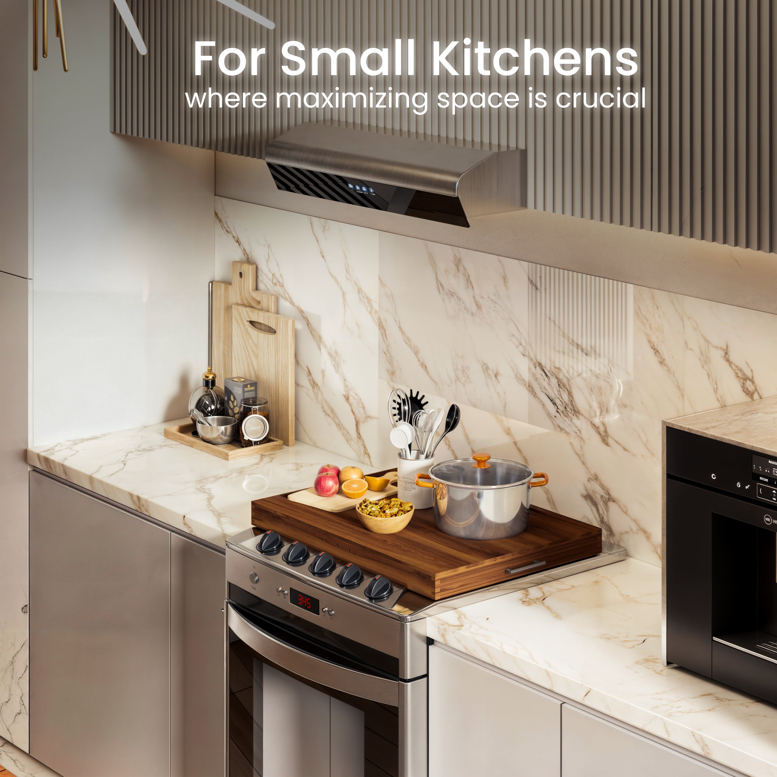 Stove Top Covers for Electric Stove, Noodle Board, 30”x22” (Outer)-thumbmail-2