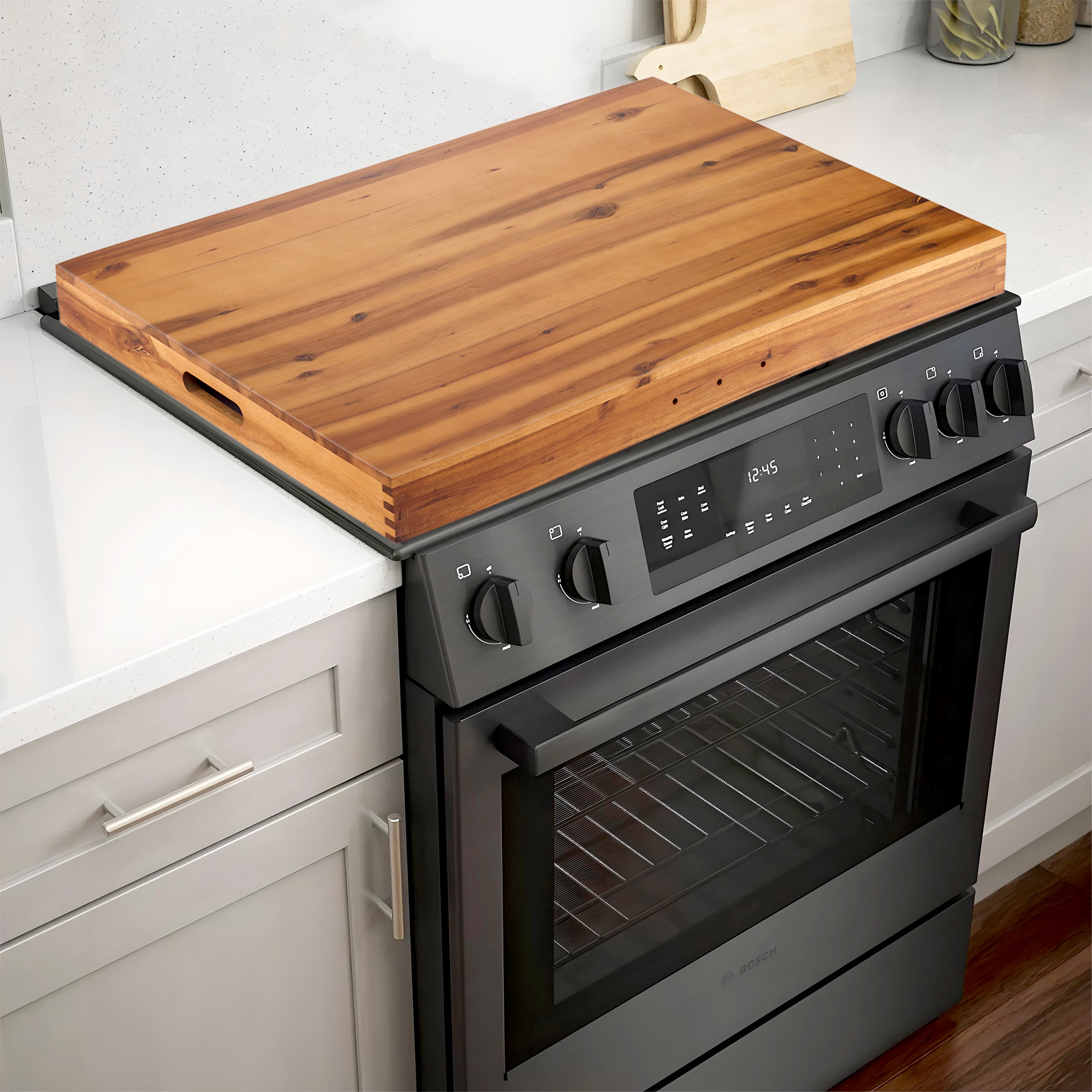 Stove Top Covers for Electric Stove, Noodle Board, 30”x22” (Outer)-thumbmail-1