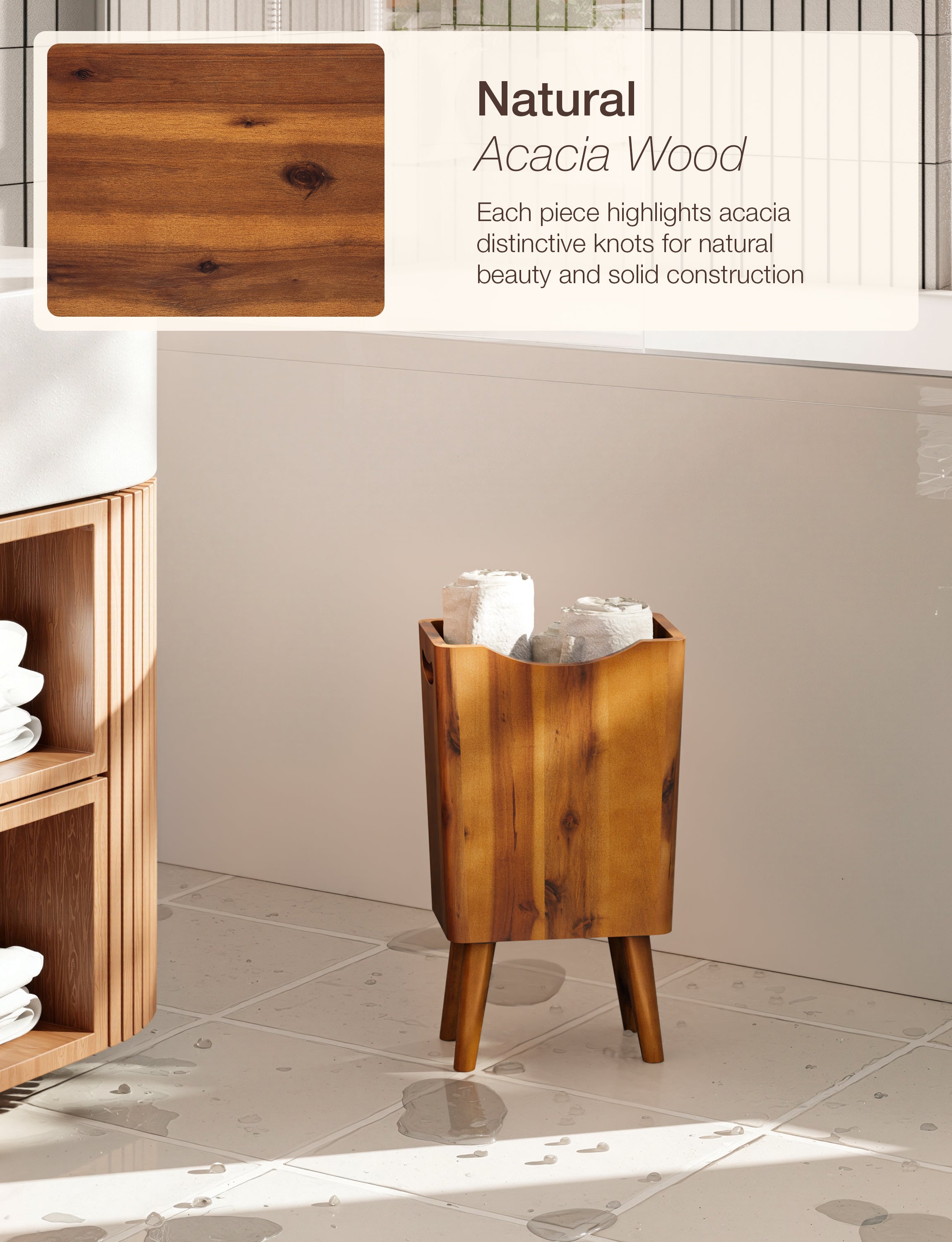 1.5 Gallons Wood Trash Can with Removable Legs and Side Handles-thumbmail-5