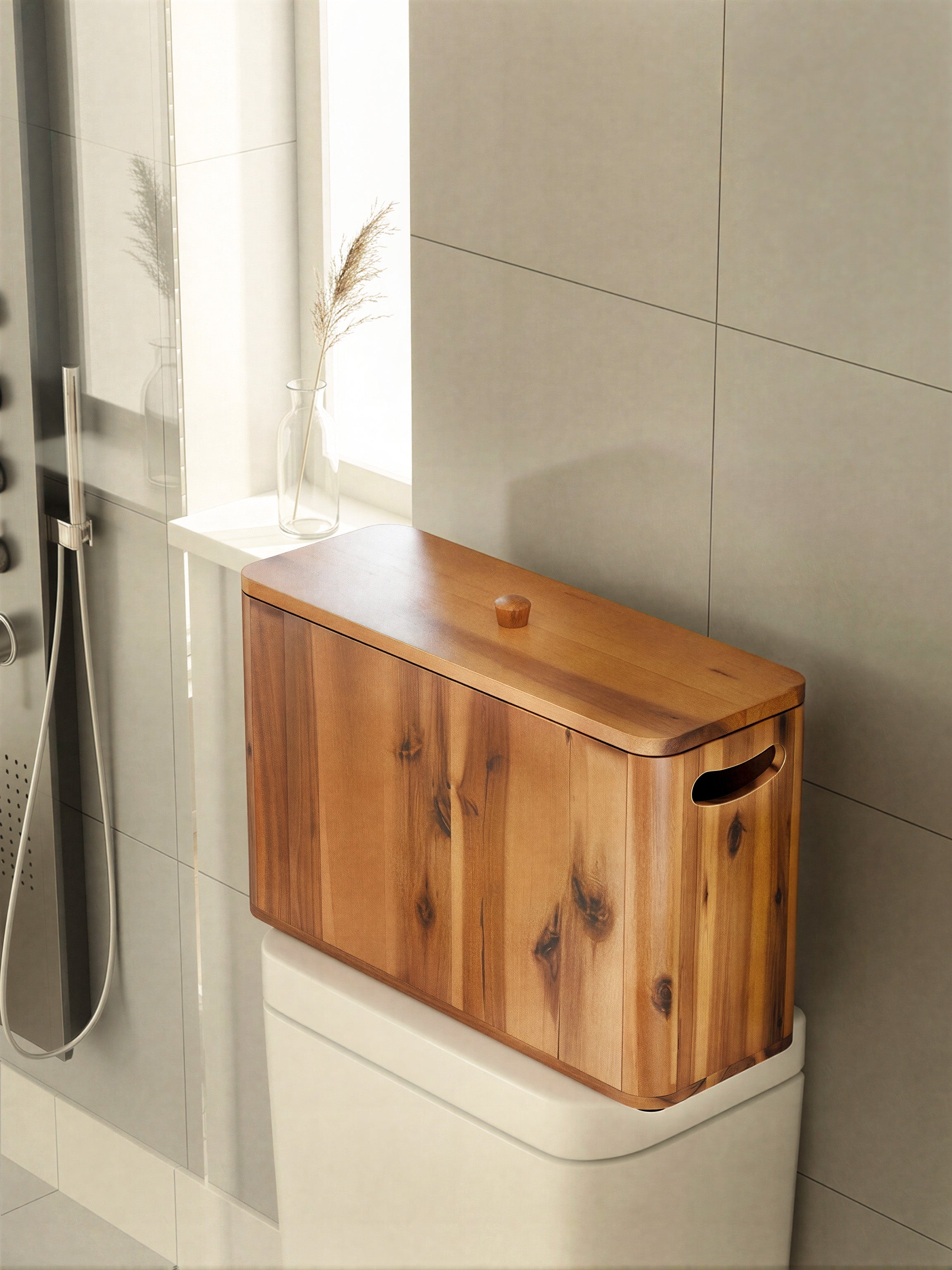 4-Gallon Toilet Paper Storage with Lid and Handles, Fit 6 Mega Rolls-thumbmail-5