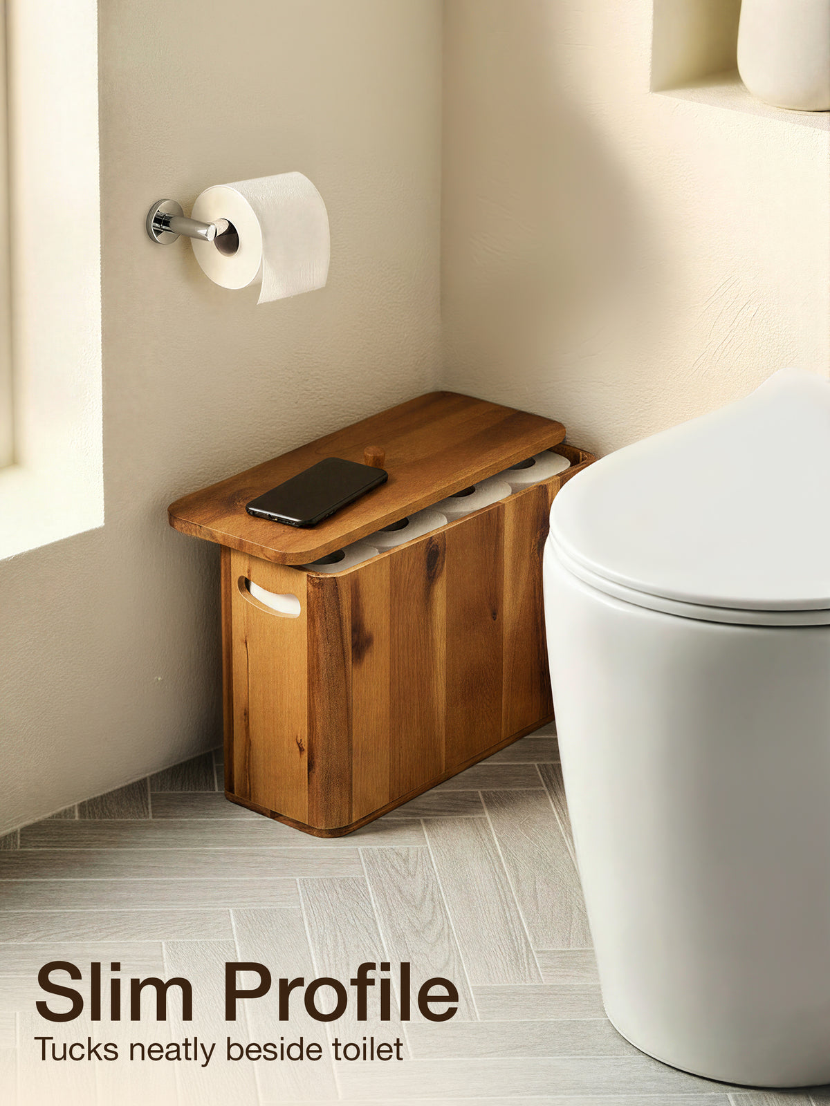 4-Gallon Toilet Paper Storage with Lid and Handles, Fit 6 Mega Rolls-thumbmail-8