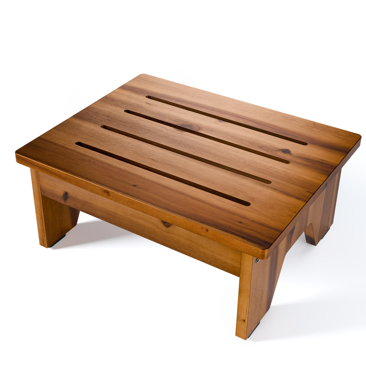 6" One Step Stool for Adult - Acacia color-thumbmail-1