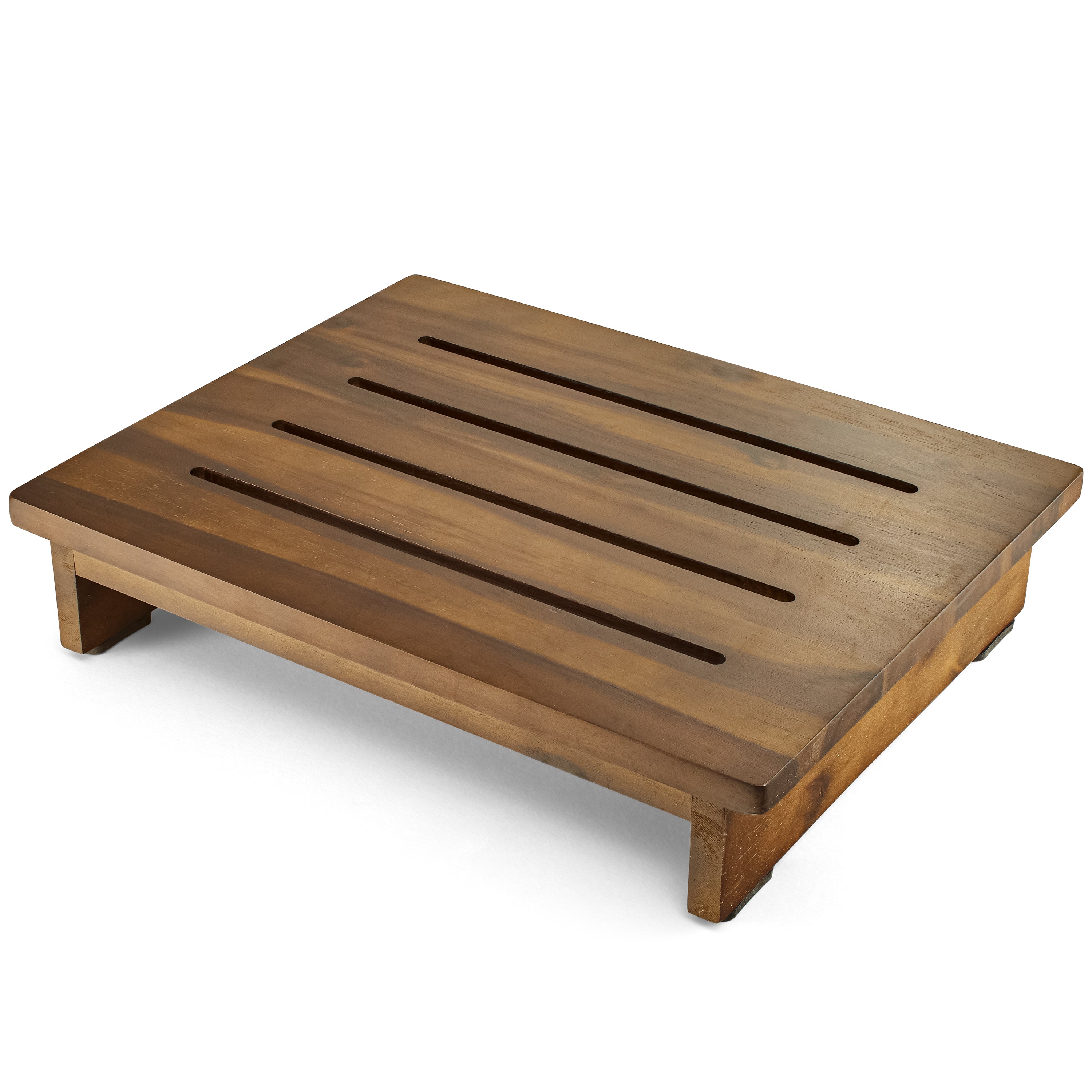 3.5" One Step Stool for Adult - Walnut color-thumbmail-1