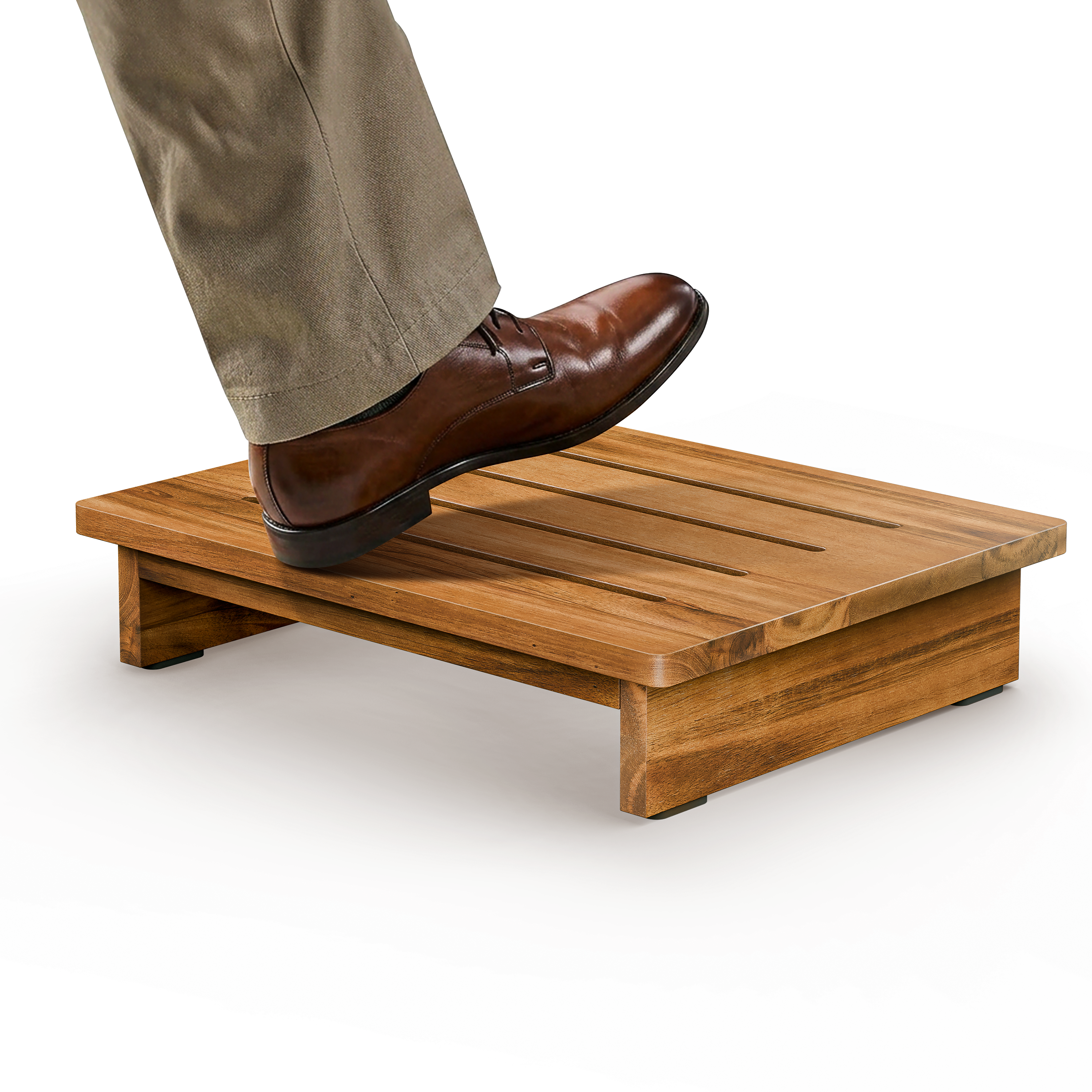 3.5" One Step Stool for Adult - Acacia color-thumbmail-1