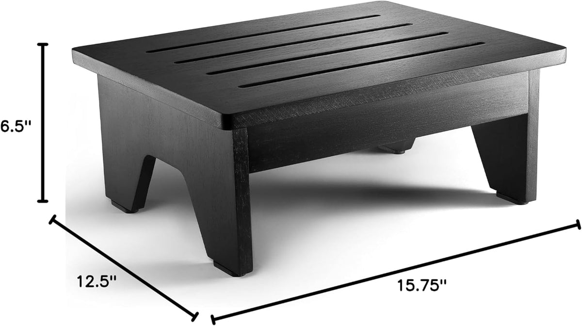 6.5" One Step Stool for Adult - Black color-thumbmail-3