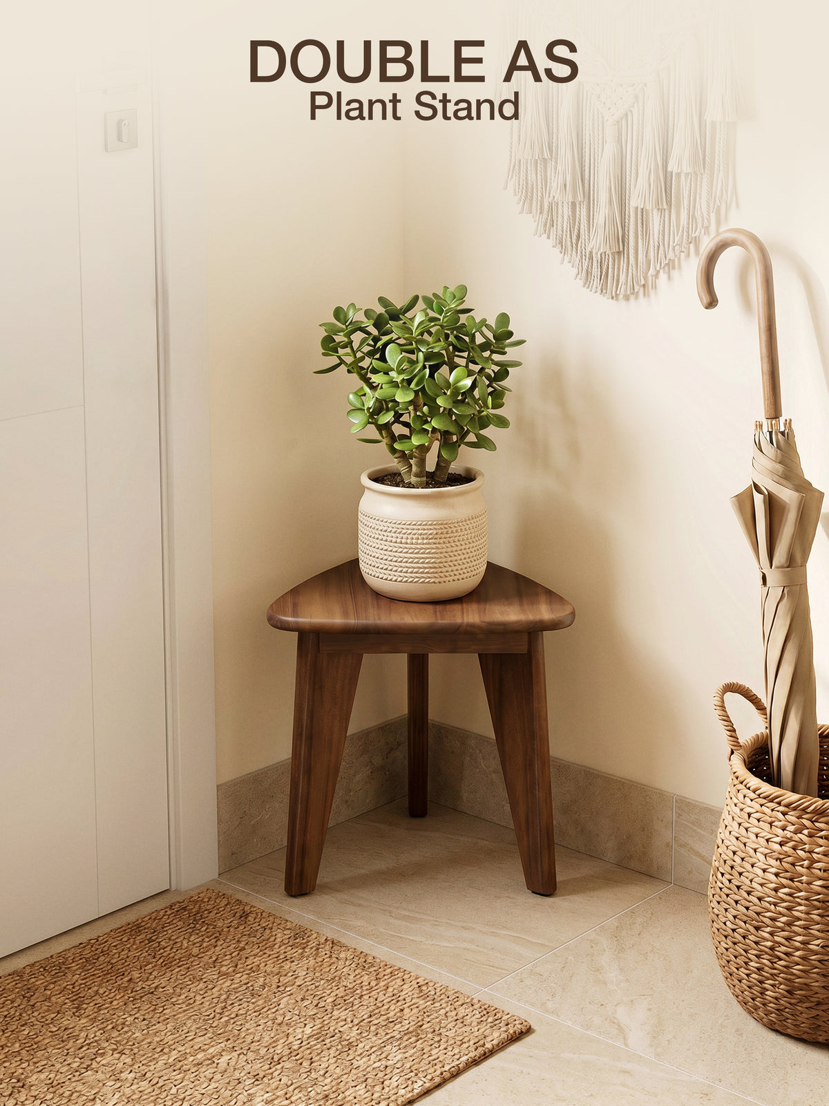 18" Shower Corner Shelf 3 Legs - Acacia-thumbmail-9