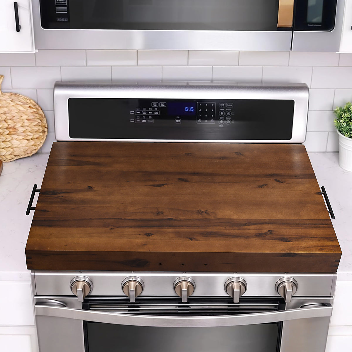Stove Top Covers for Electric Stove, Noodle Board, 30”x22” (Outer)-thumbmail-1